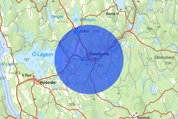 Österbymo 14 augusti 13.56, Trafikolycka, Ydre
