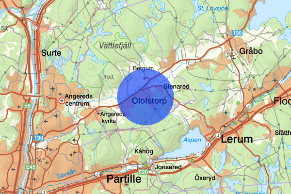 Olofstorp 14 augusti 17.03, Trafikolycka, personskada, Göteborg