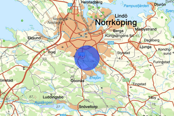 Vrinnevi 14 augusti 18.38, Brand, Norrköping