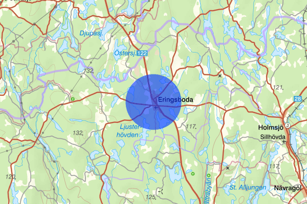 Eringsboda 15 augusti 00.40, Trafikolycka, Ronneby