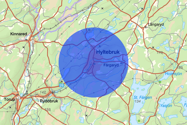 Hyltebruk 15 augusti 10.58, Trafikolycka, Hylte