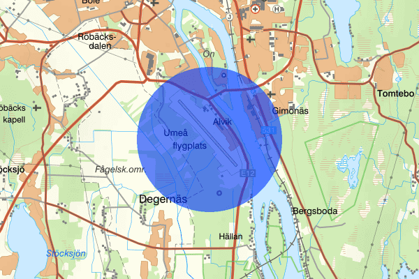 Umeå Airport 16 augusti 10.00, Vapenlagen, Umeå