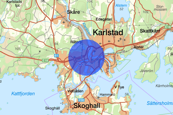 Klara 16 augusti 11.30, Rattfylleri, Karlstad