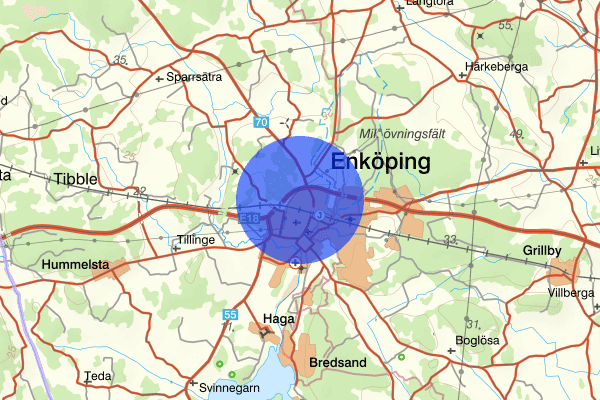 Romberga 17 augusti 12.45, Vållande till kroppsskada, Enköping