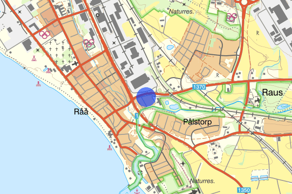 Rausvägen 18 augusti 22.57, Trafikolycka, singel, Helsingborg