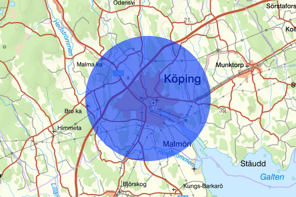 Köping 19 augusti 06.26, Trafikolycka, Köping