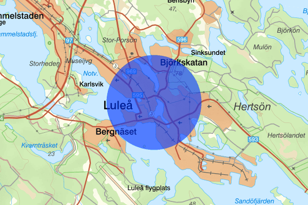 Östermalm 19 augusti 09.37, Trafikolycka, Luleå