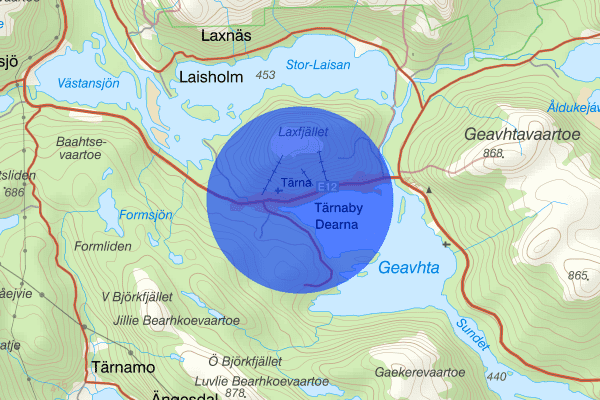 Tärnaby 19 augusti 12.07, Fjällräddning, Storuman