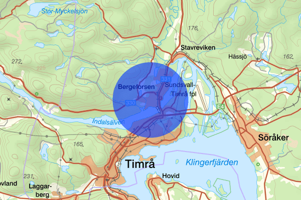 Bergeforsen 21 augusti 04.42, Stöld/inbrott, Timrå
