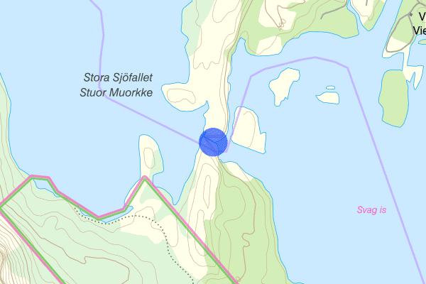 Stora Sjöfallet 21 augusti 09.21, Fjällräddning, Jokkmokk