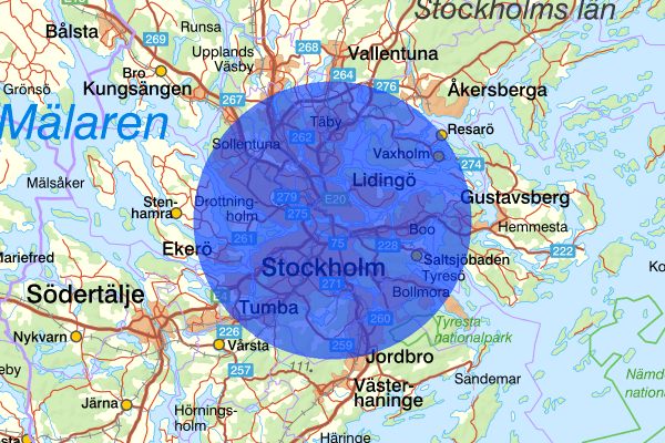 Stockholm 22 augusti 07.10, Fylleri, Stockholms län