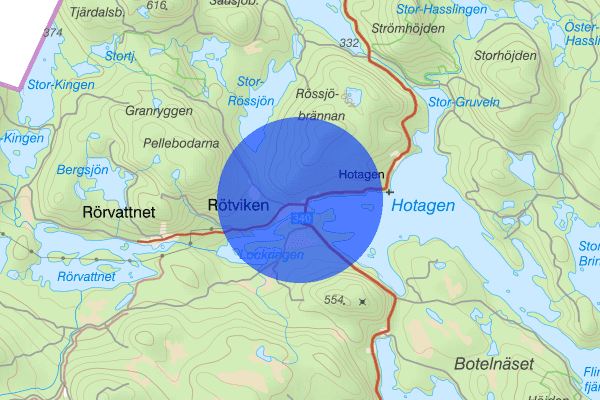 Rötviken 22 augusti 10.28, Trafikolycka, vilt, Krokom