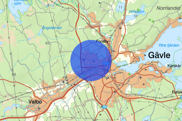 Sätra 24 augusti 00.50, Rattfylleri, Gävle