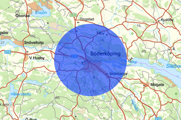Söderköping 24 augusti 16.00, Trafikolycka, singel, Söderköping