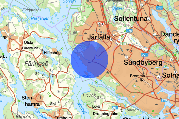 Hässelby Villastad 24 augusti 19.49, Explosion, Stockholm