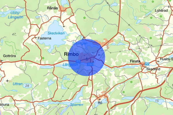 Rimbo 25 augusti 17.43, Kontroll, Norrtälje