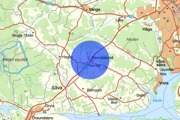 Ramstalund 25 augusti 19.45, Trafikolycka, personskada, Uppsala