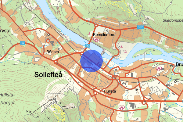 Järnvägsgatan 26 augusti 07.34, Trafikolycka, Sollefteå