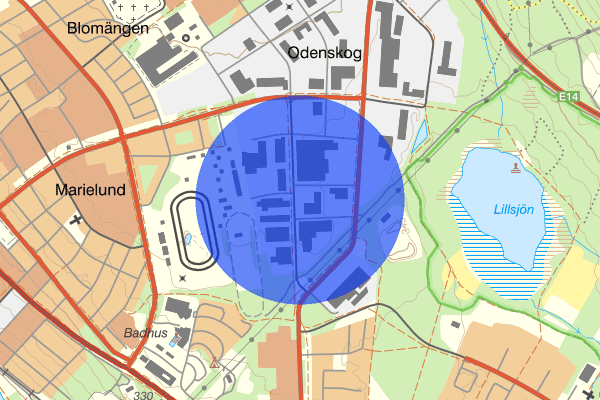 Odenskogsvägen 26 augusti 10.40, Trafikolycka, Östersund