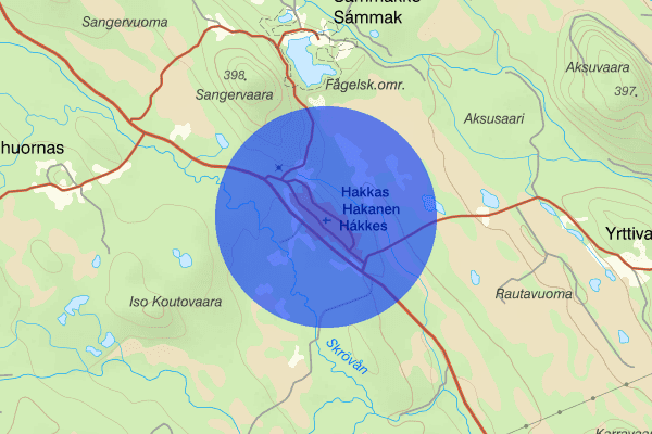 Hakkas 26 augusti 11.11, Trafikolycka, smitning från, Gällivare