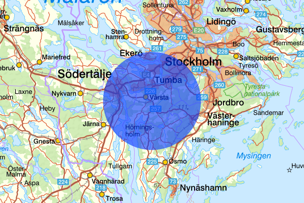  29 augusti 16.09, Trafikolycka, personskada, Botkyrka