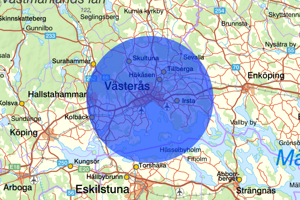 Västerås 30 augusti 01.50, Försvunnen person, Västerås