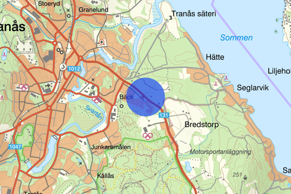 Ydrevägen 31 augusti 08.07, Trafikolycka, Tranås