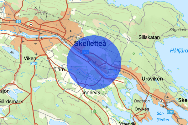 Bergsbyn 31 augusti 20.31, Trafikkontroll, Skellefteå