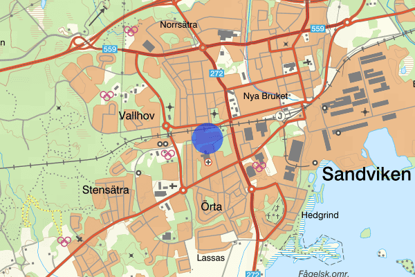 Agavägen 3 september 03.49, Stöld, försök, Sandviken