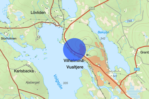 Volgsjövägen 4 september 15.06, Trafikolycka, Vilhelmina