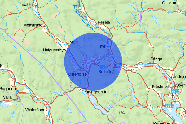 Långsele distrikt 5 september 11.25, Trafikolycka, Sollefteå