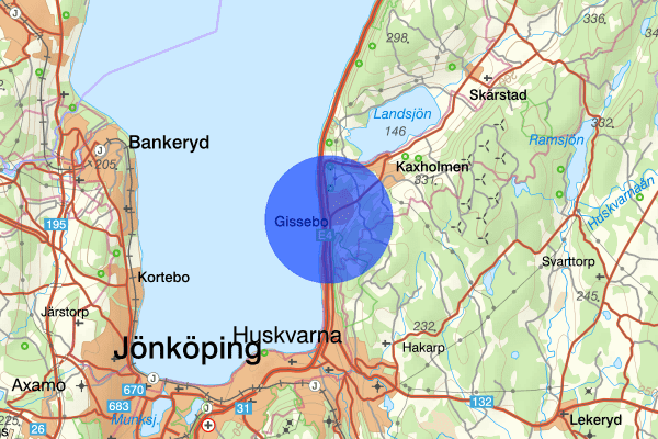Gissebo 5 september 11.57, Trafikolycka, Jönköping