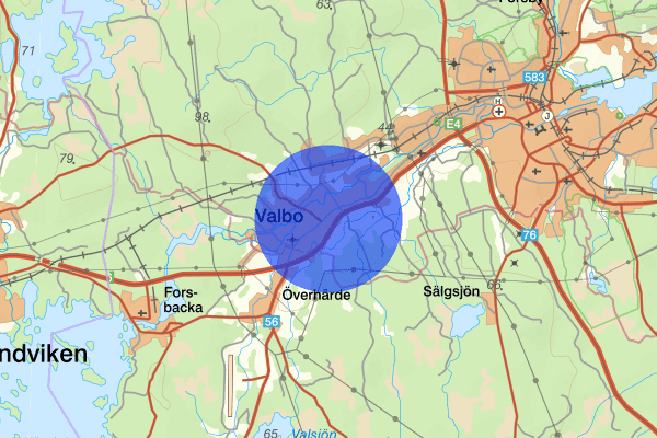Valbo 6 september 21.49, Brand, Gävle