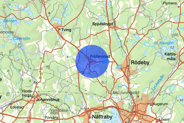 Fridlevstad 8 september 00.46, Stöld/inbrott, Karlskrona