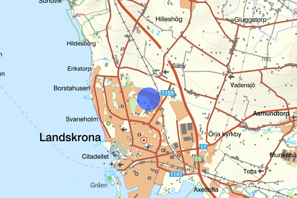 Kopparhögsvägen 8 september 23.35, Brand, Landskrona