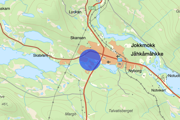 Hjortronstigen 10 september 10.29, Trafikolycka, Jokkmokk