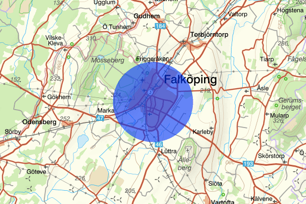 Falköping 10 september 16.02, Trafikolycka, Falköping