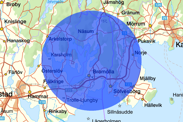  10 september 18.21, Misshandel, Bromölla