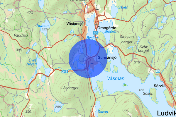 Sunnansjö 12 september 11.08, Skadegörelse, Ludvika