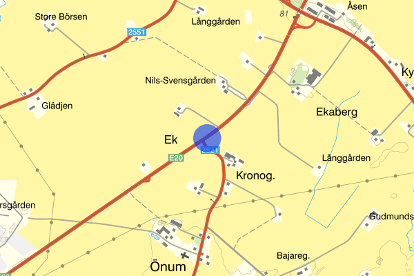 Emtungavägen väg E20 13 september 11.50, Trafikolycka, personskada, Mariestad