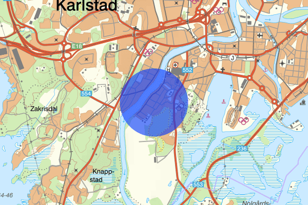 Sommarro 13 september 19.30, Skadegörelse, Karlstad