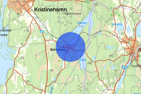 Björneborg 14 september 15.48, Trafikolycka, Kristinehamn