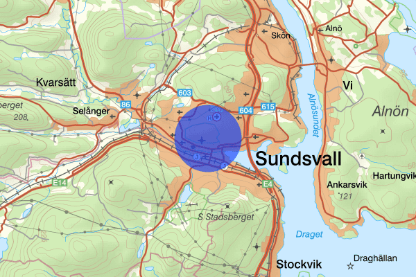 Norrmalm 14 september 17.09, Narkotikabrott, Sundsvall