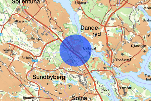 Sörentorp 17 september 13.20, Trafikolycka, Solna