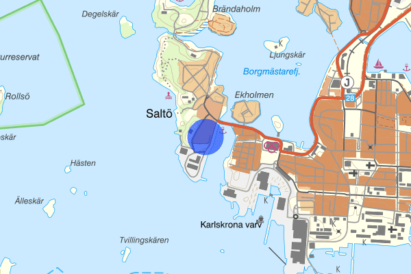 Saltösundsvägen 20 september 00.06, Rattfylleri, Karlskrona