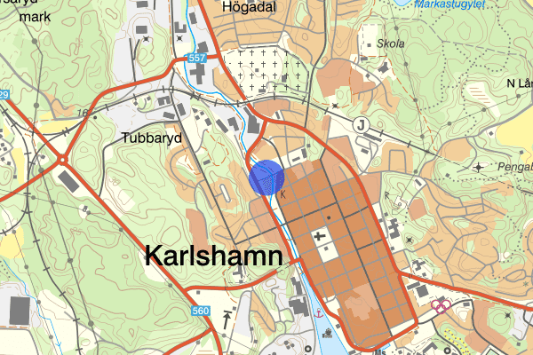 Stadsportsgatan 21 september 23.45, Rattfylleri, Karlshamn
