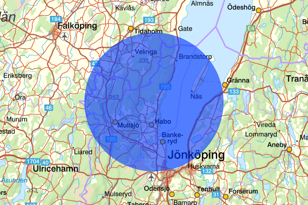  21 september 08.40, Arbetsplatsolycka, Habo
