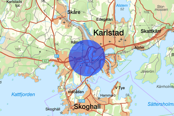 Klara 21 september 21.00, Narkotikabrott, Karlstad