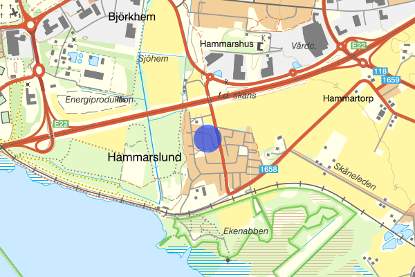 Nejlikevägen 22 september 03.03, Brand, Ystad