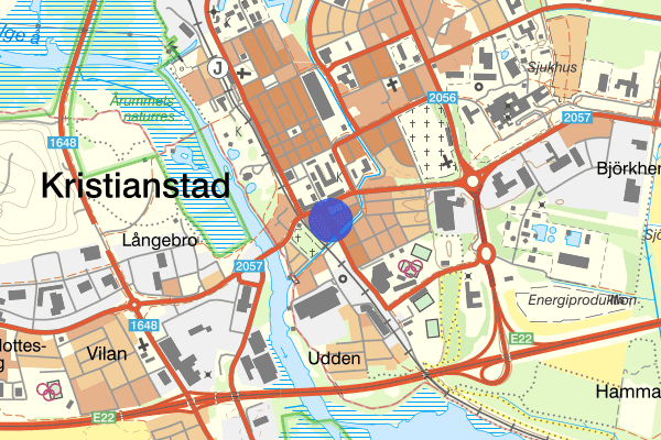 Västra Storgatan 22 september 22.31, Misshandel, Kristianstad
